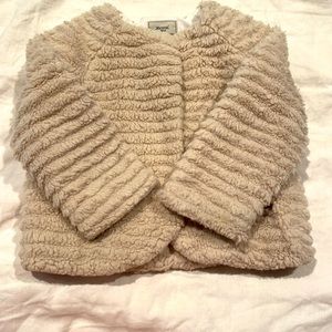 Mayoral faux fur jacket 18m